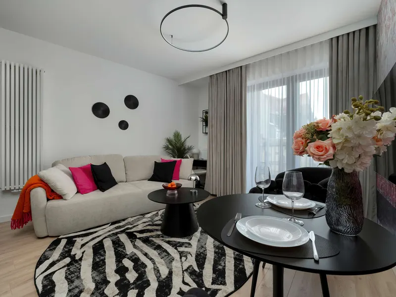 Stylowy Apartament z Balkonem | Miejsce Parkingowe – zdjęcie 1