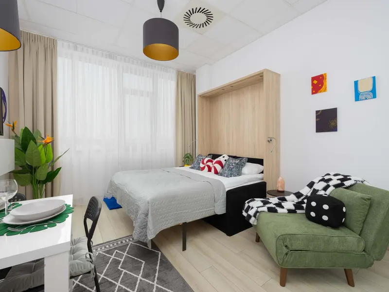 Modern Studio for Two | Parking and Air Conditioning – photo 2