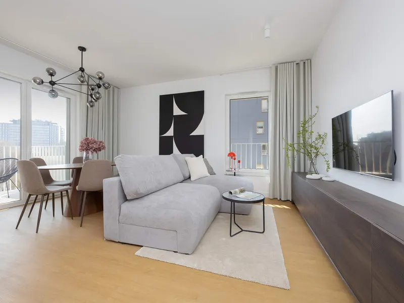 Elegantes Appartement | Parkplatz | Balkon | 2 Schlafzimmer – Foto 1