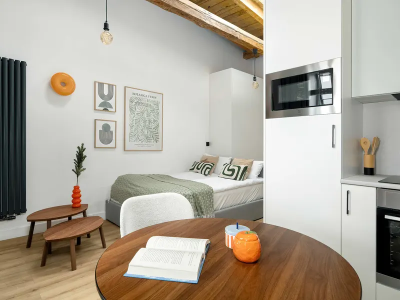 Modernes Studio in Poznan | Klimatisierung und Balkon – Foto 4