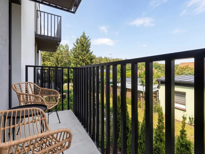 Abgelegenes Studio in Gdansk | Privatparkplatz und Balkon – Foto 4