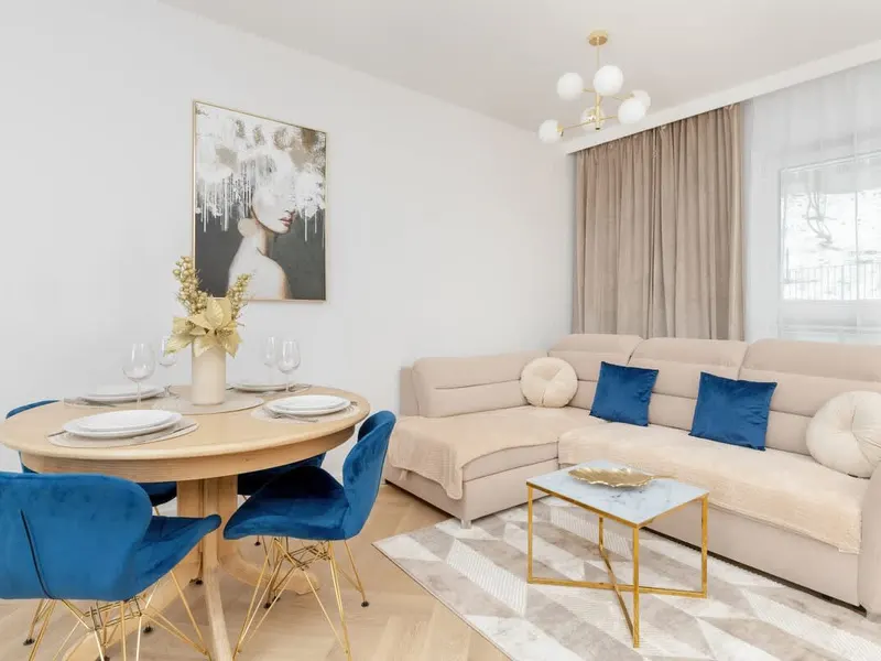 Stylowy Apartament z Balkonem | Prywatny Parking – zdjęcie 1