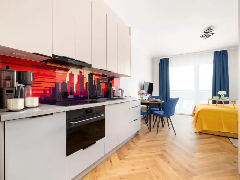 Helles Studio mit Balkon | 300 m zum Spodek – Foto 3