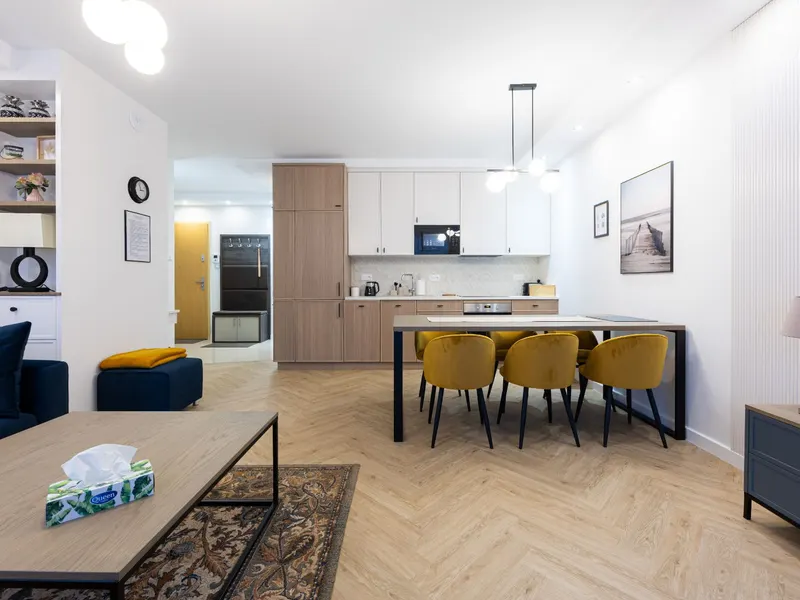 Stylowy Apartament | Balkon i Parking | 700 m do Plaży – zdjęcie 4