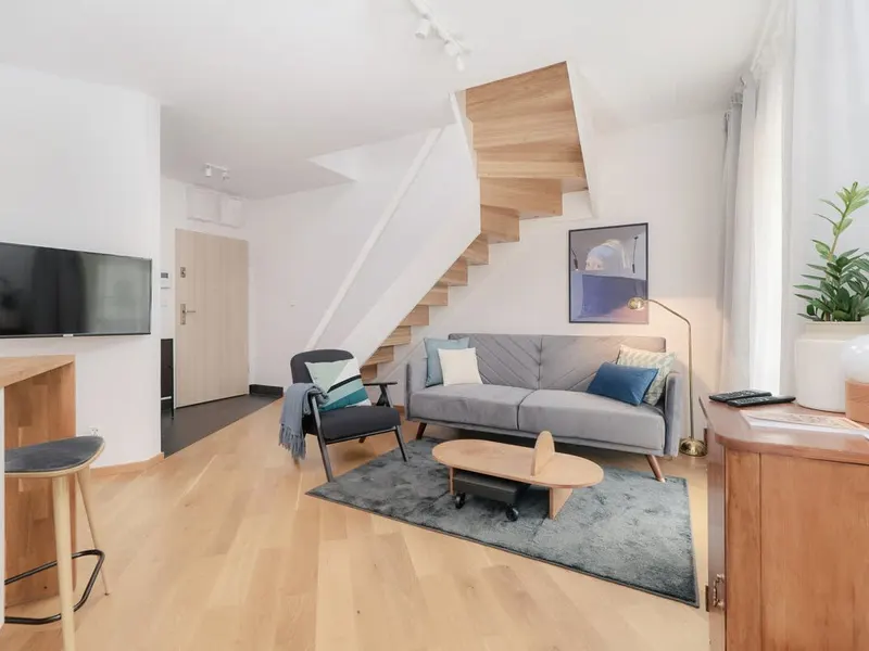 Dwupoziomowy Apartament we Wrocławiu | Balkon i Parking – zdjęcie 1