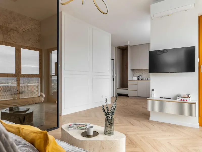 Gemütliches Studio in Krakau | Balkon, Parkplatz, Klimaanlage – Foto 4