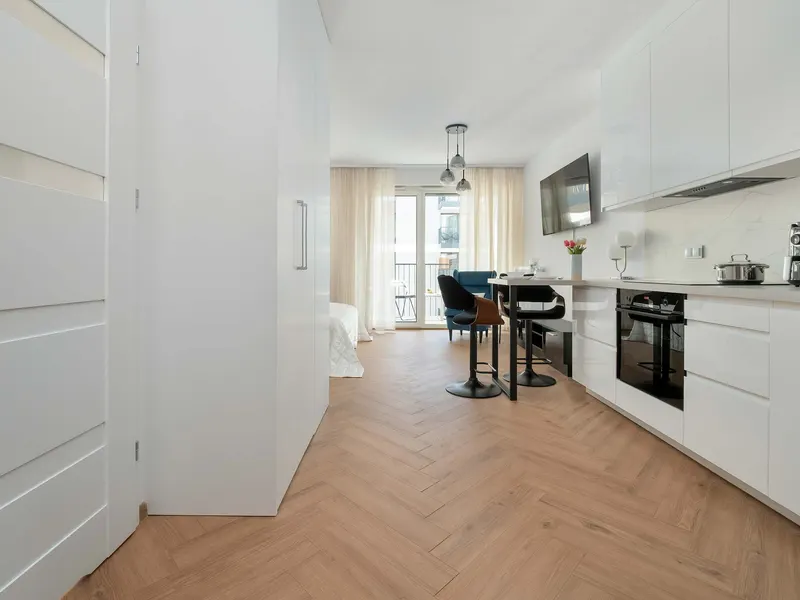 Nowoczesne Studio | Klimatyzacja, Parking, Balkon – zdjęcie 5