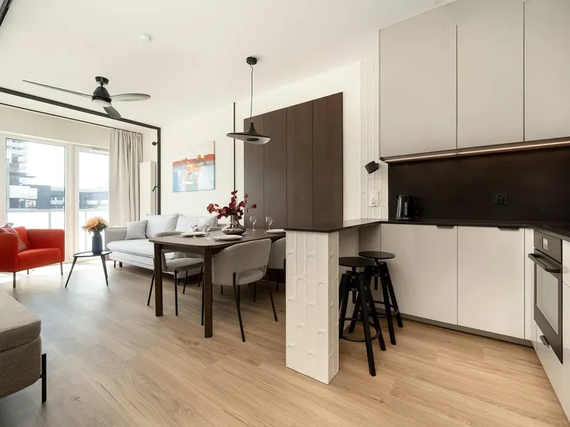 Stylowy Apartament z Biurkiem | Parking | Blisko Rynku – zdjęcie 5