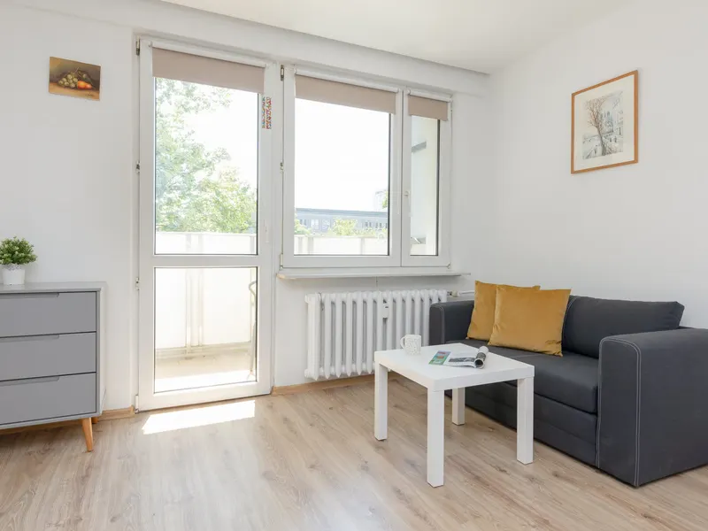 Sunny Studio in Mokotow | Balcony, close to subway – photo 1