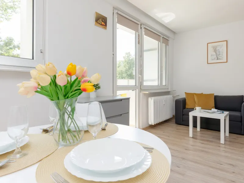 Sunny Studio in Mokotow | Balcony, close to subway – photo 5