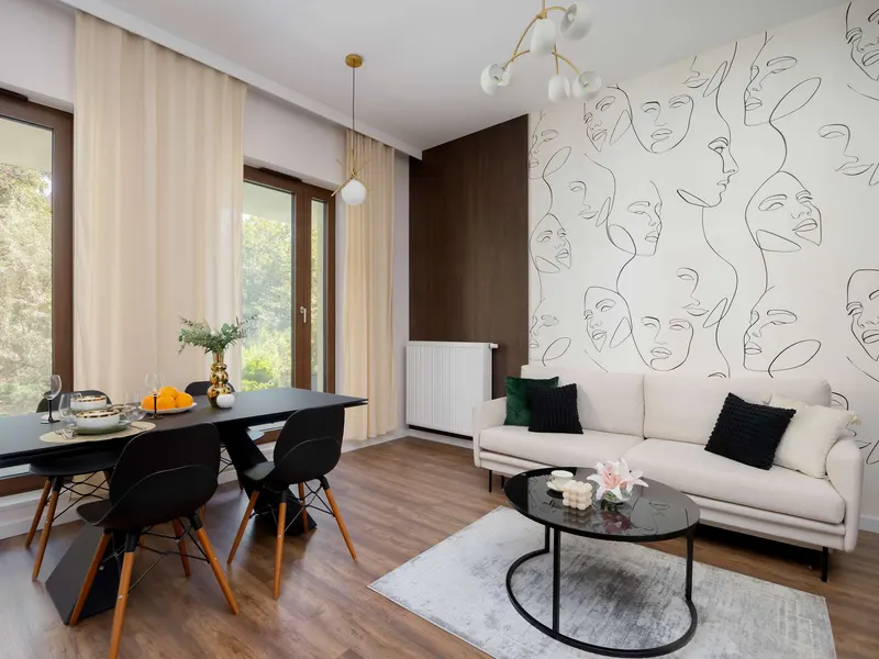 Eleganckie Studio w Łodzi | Smart TV | Blisko Centrum – zdjęcie 1