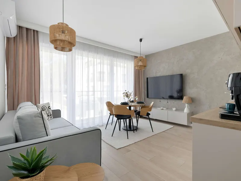 Przytulny Apartament z Balkonem | Parking | 150 m do Plaży – zdjęcie 5