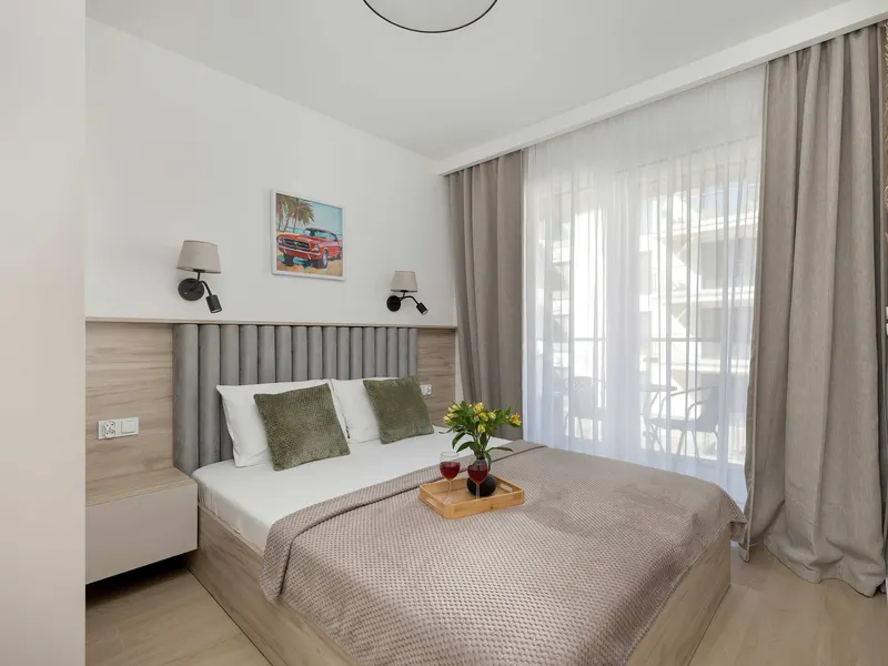 Przytulny Apartament z Balkonem | Parking | 150 m do Plaży – zdjęcie 3