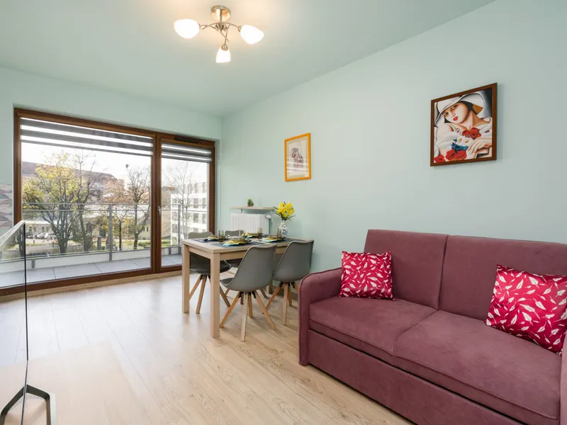 Stylowy Apartament z Balkonem | Parking | Blisko MTP – zdjęcie 1