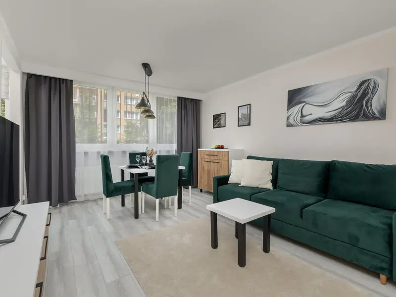Stylowy Apartament w Centrum | Balkon | Przechowalnia Rowerów – zdjęcie 5