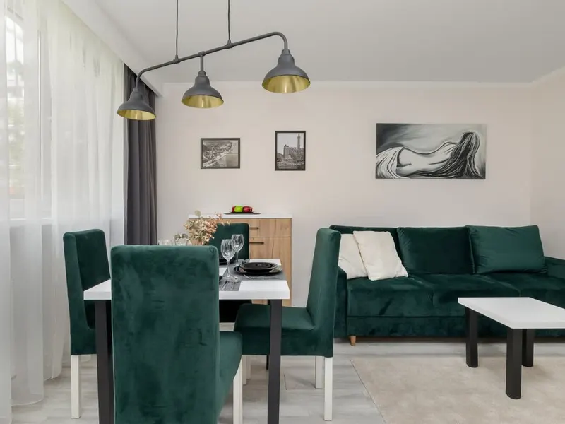 Stylowy Apartament w Centrum | Balkon | Przechowalnia Rowerów – zdjęcie 1