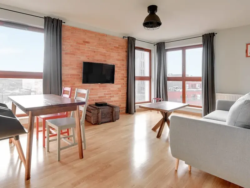 Stylowy Apartament w Gdańsku | Strefa SPA | Parking – zdjęcie 1