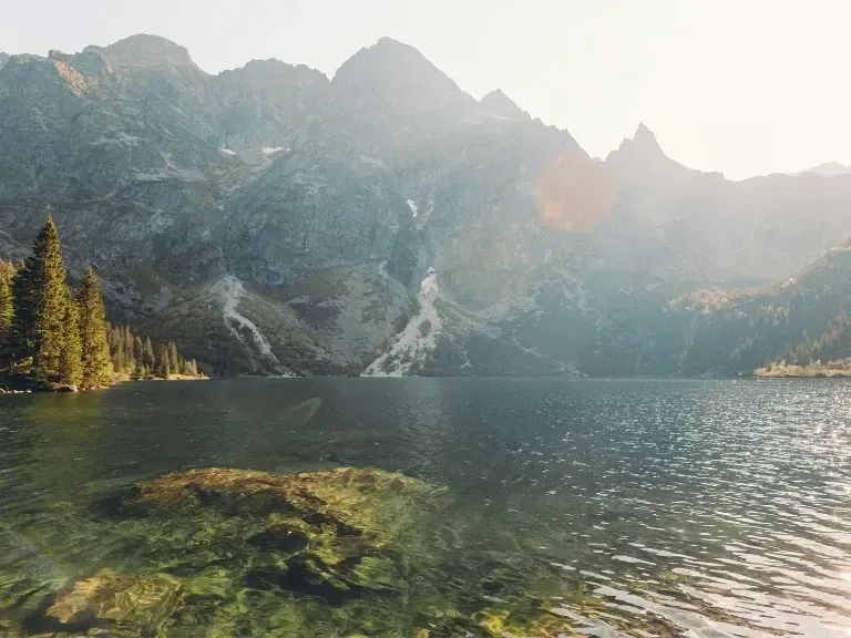 Tatry, góry, staw