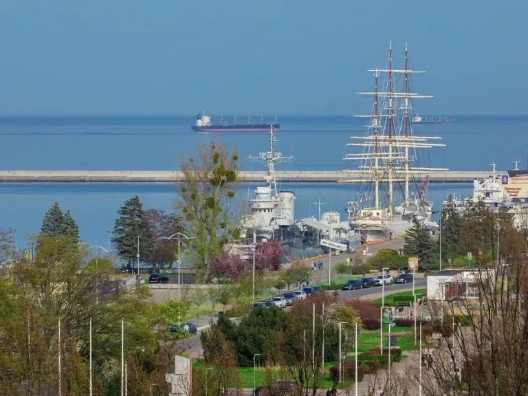 Widok na port, Gdynia