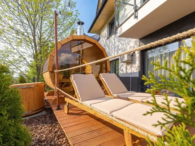 Apartament z prywatną sauną, leżaki, Zakopane