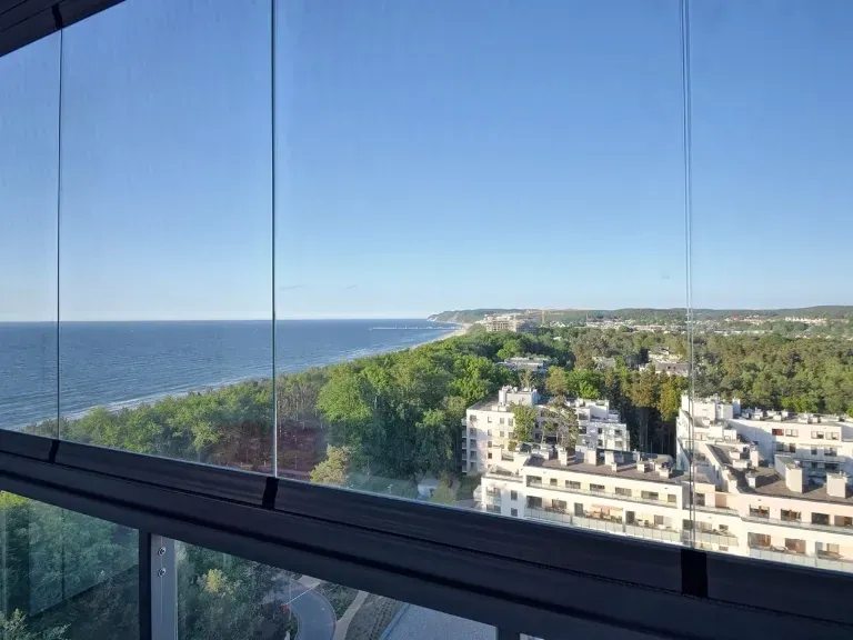 Balkon z widokiem na morze