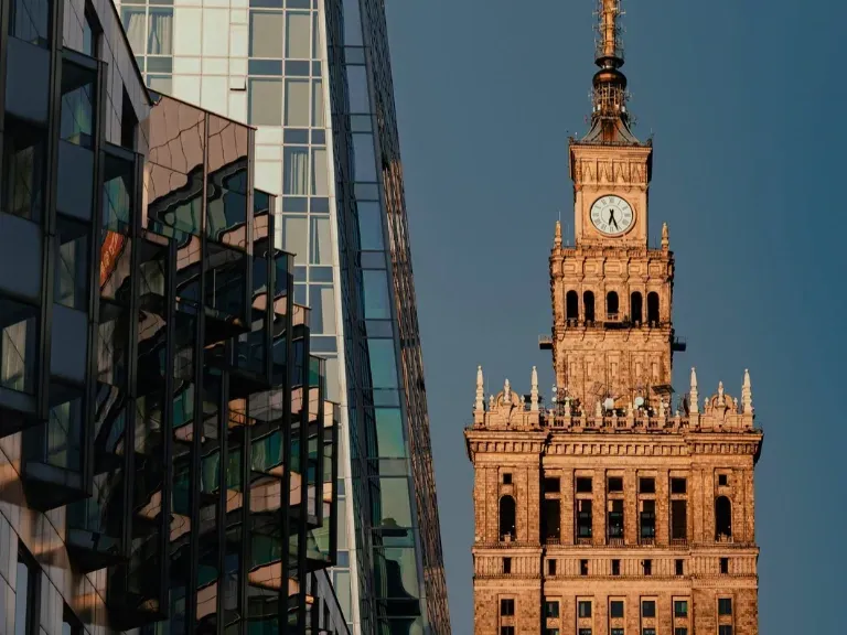 Pałac Kultury i Nauki, wieżowce