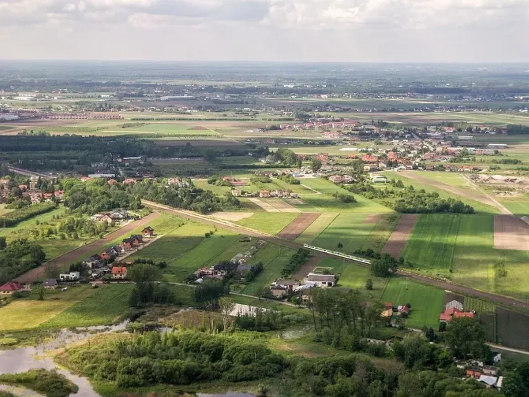 Widok na Piaseczno i okolice