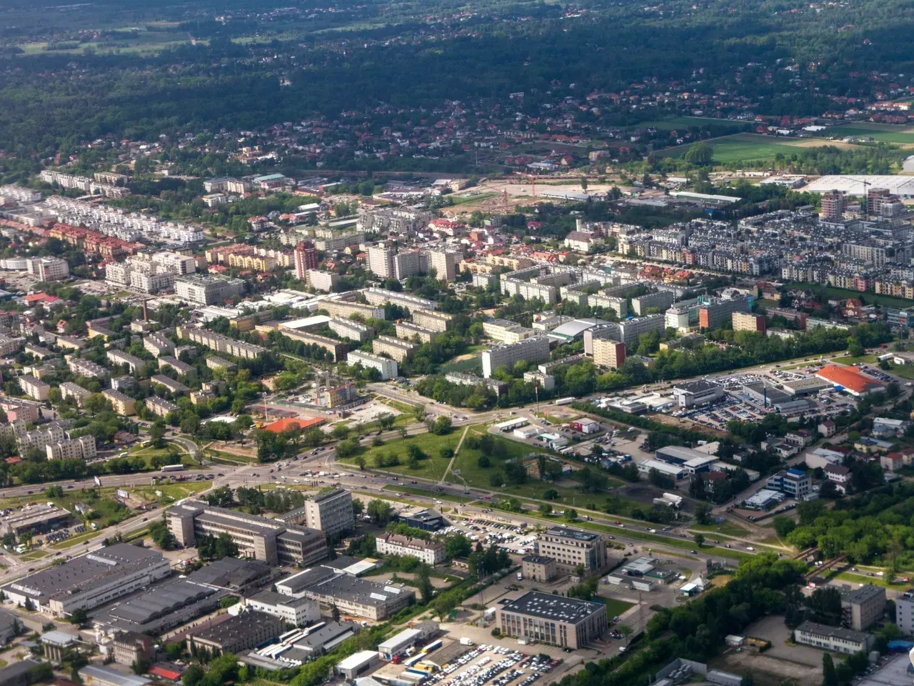 Widok na Piaseczno