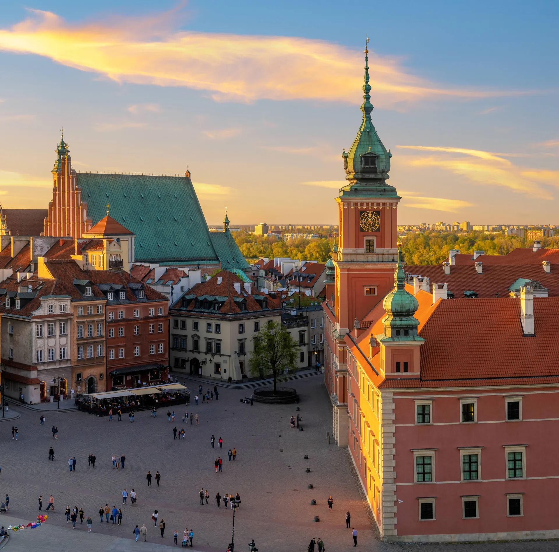Warszawa centrum, PKiN, szklany wieżowiec
