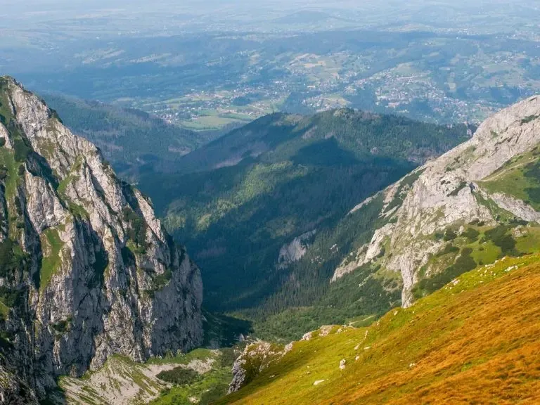 sierpniowka w gorach widok