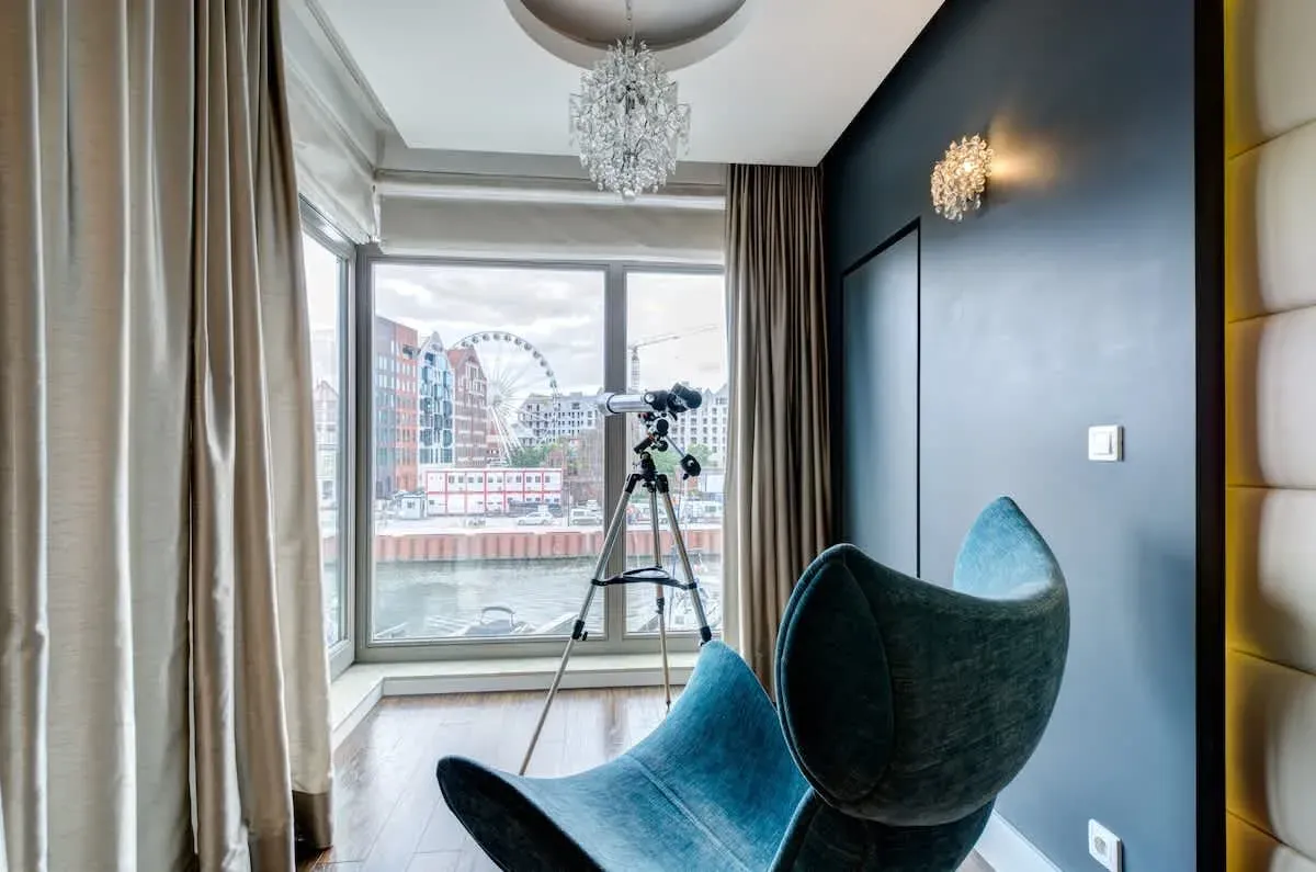 apartament z widokiem na Motławę
